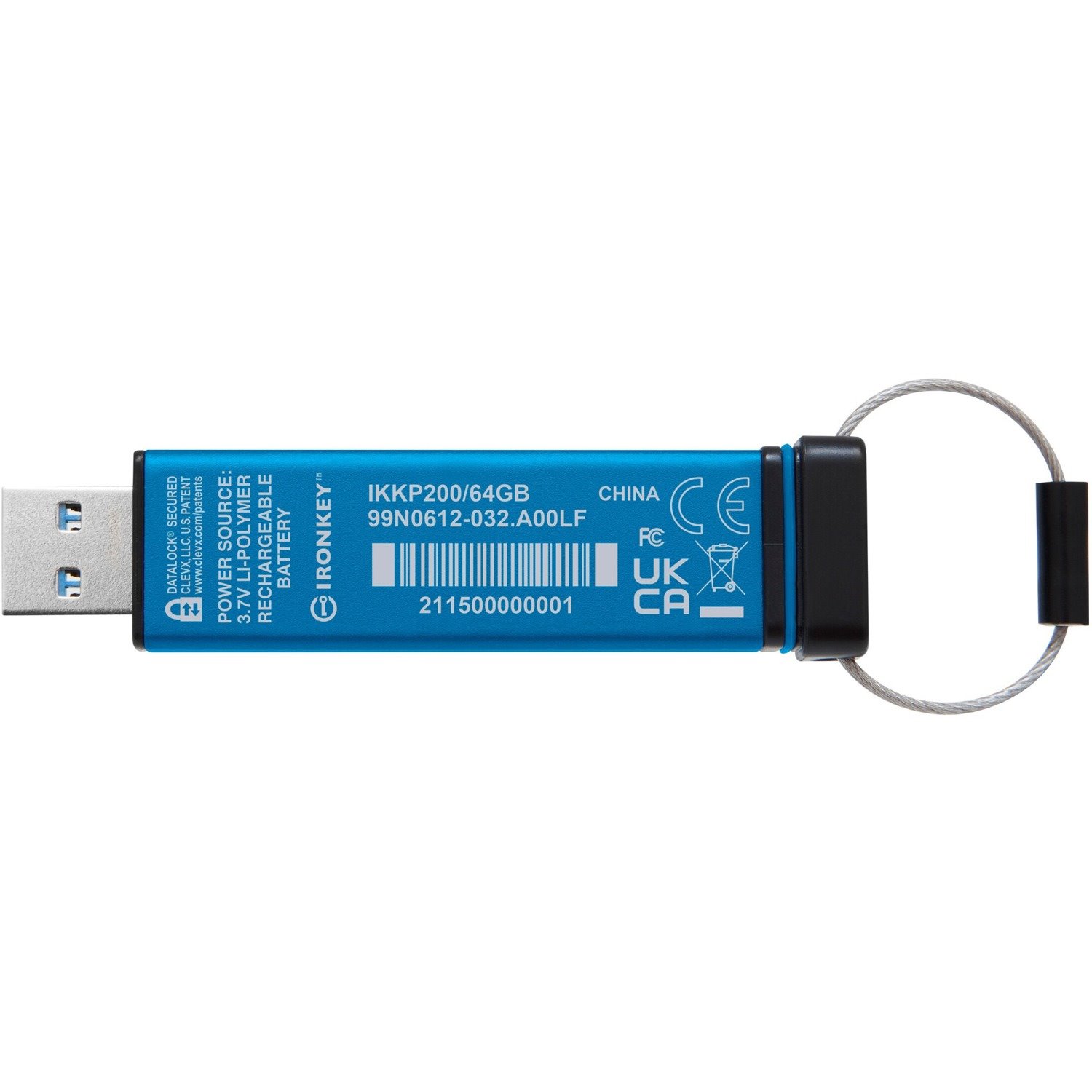 IronKey Keypad 200 64GB USB 3.2 (Gen 1) Type A Flash Drive