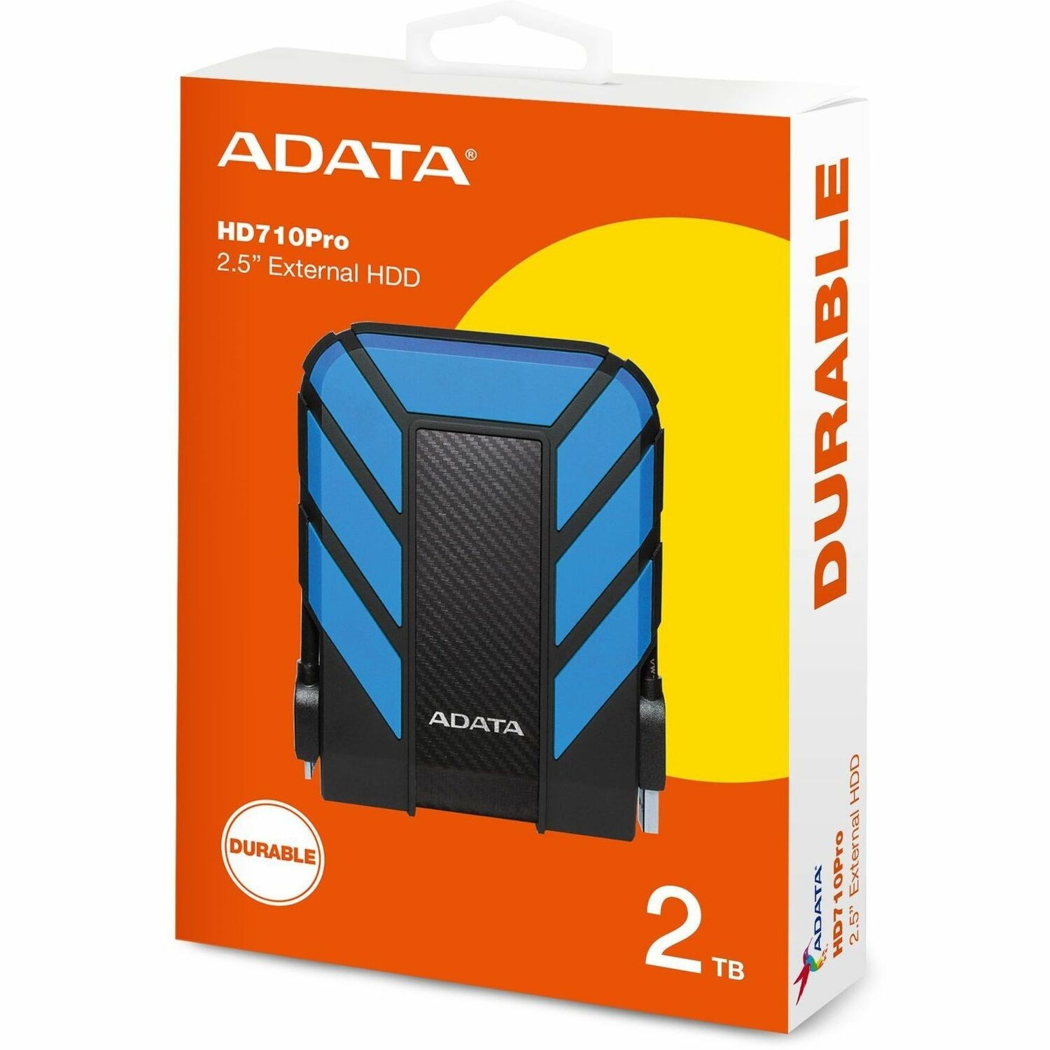 Adata HD710 Pro 2 TB Portable Hard Drive - External - Blue