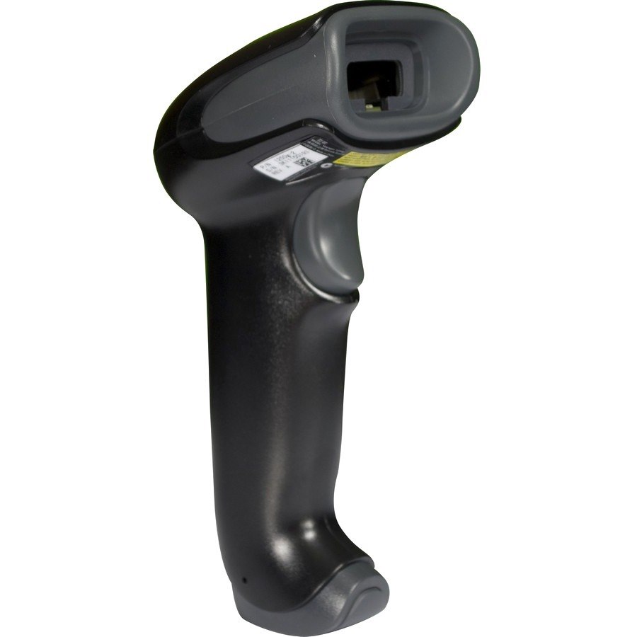 Honeywell Voyager 1250g Handheld Barcode Scanner - Cable Connectivity - Black - USB Cable Included