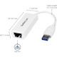 StarTech.com USB to Ethernet Adapter, USB 3.0 to 10/100/1000 Gigabit Ethernet LAN Adapter, USB to RJ45 Adapter, TAA Compliant