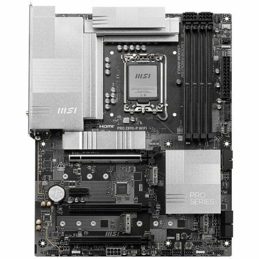 MSI PRO Z890-P WIFI Gaming Desktop Motherboard - Intel Z890 Chipset - Socket LGA-1851 - ATX