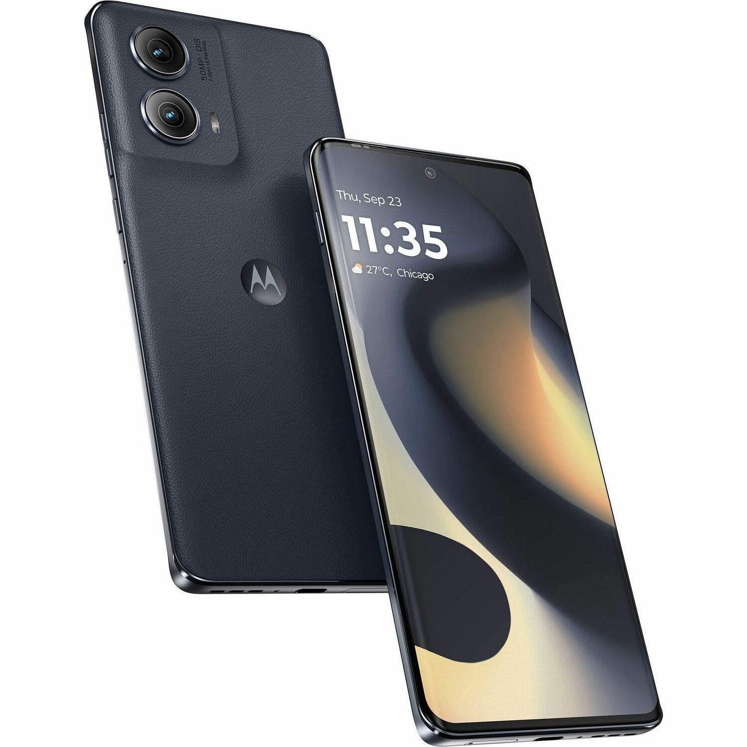 Motorola Mobility edge (2024) 256 GB Smartphone - 6.6" P-OLED Full HD Plus 2400 x 1080 - Octa-core (Cortex A78Quad-core (4 Core) 2.40 GHz + Cortex A55 Quad-core (4 Core) 1.95 GHz - 8 GB RAM - Android 14 - 5G - Midnight Blue