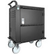 iPad to 13", MacBook Air to 13" & Chromebook to 14" 32-bay Charging Trolley/Cart via USB-C, Also other tablets/smartphones (with device to USB-C cable), Bays 330x22x235mm, Device charging cables not included (suggest Manhattan USB-C cable 356213),Cabinet