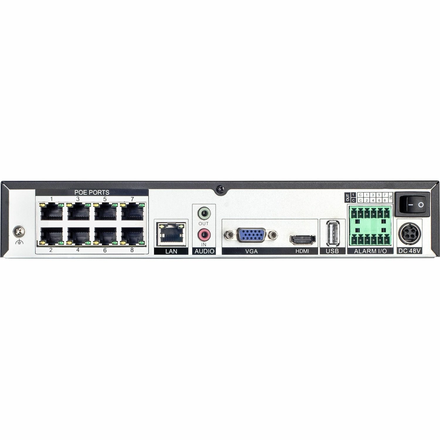 D-LINK VIGILANCE SURVEILLANCE KIT WITH 8CH NVR 5 X 8MP TURRET CAMERAS (4TB HDD INCLUDED)