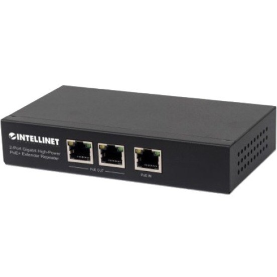 Intellinet 2-Port Gigabit High-Power PoE+ Extender Repeater