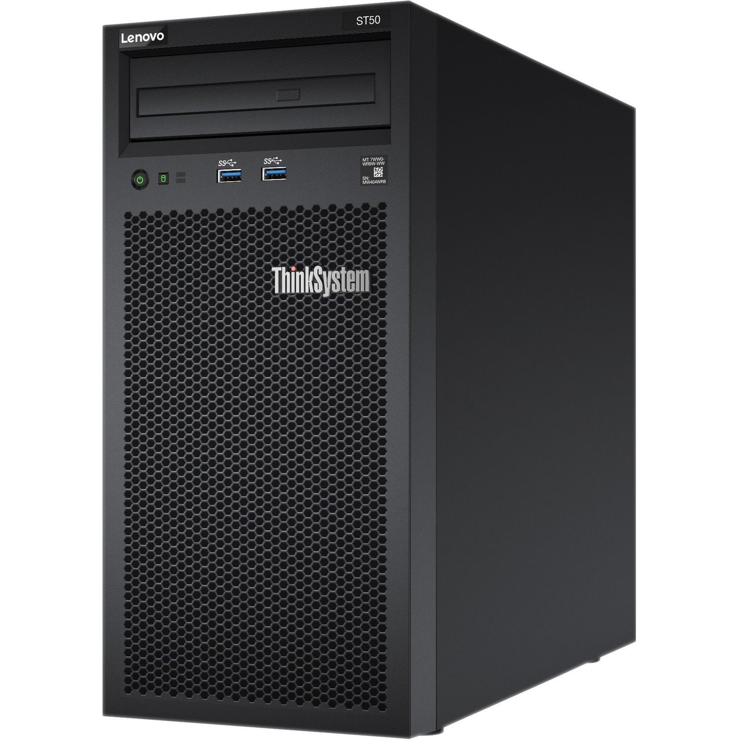 Lenovo ThinkSystem ST50 7Y49A00PAU 4U Tower Server - 1 x Intel Xeon E-2176G 3.70 GHz - 16 GB RAM - Serial ATA/600 Controller