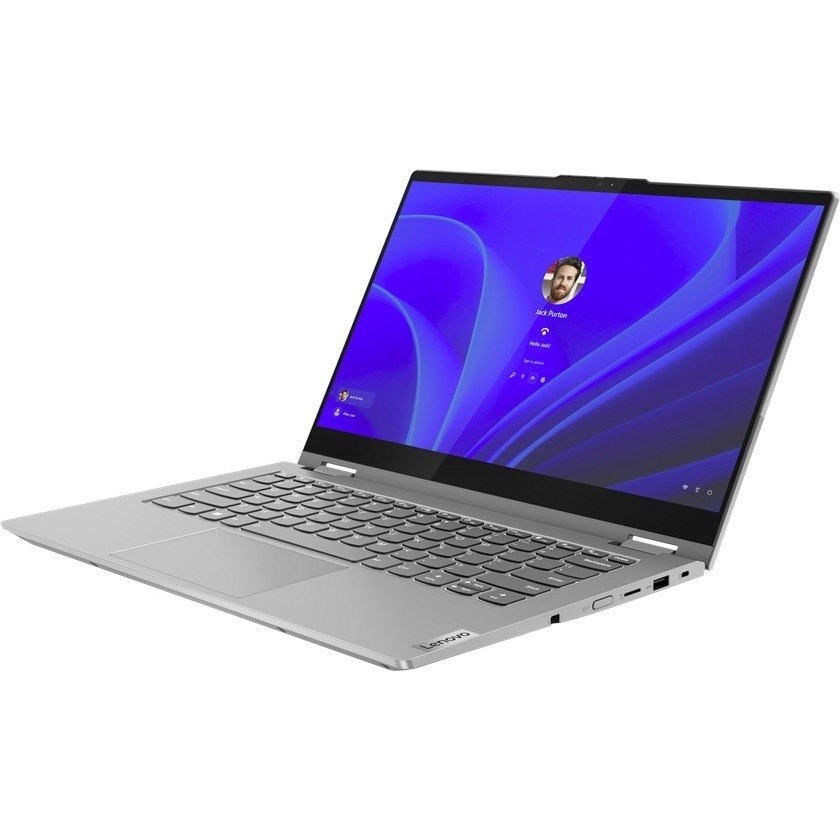 Lenovo ThinkBook 14s Yoga G2 IAP 21DM0029AU 14" Touchscreen Convertible 2 in 1 Notebook - Full HD - Intel Core i5 12th Gen i5-1235U - 16 GB - 256 GB SSD - English Keyboard - Mineral Gray