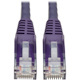 Eaton Tripp Lite Series Cat6 Gigabit Snagless Molded (UTP) Ethernet Cable (RJ45 M/M), PoE, Purple, 20 ft. (6.09 m)