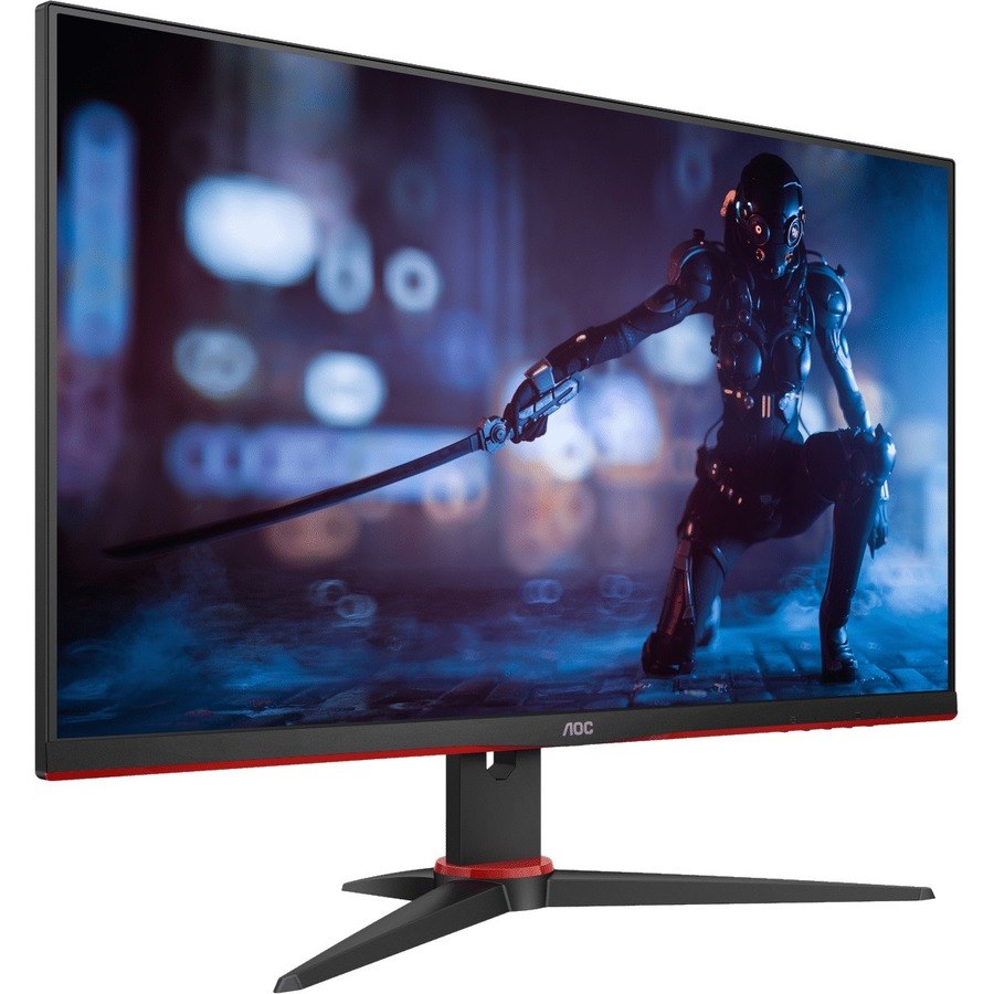 AOC 24G2SE 24" Class Full HD Gaming LCD Monitor - Red, Black