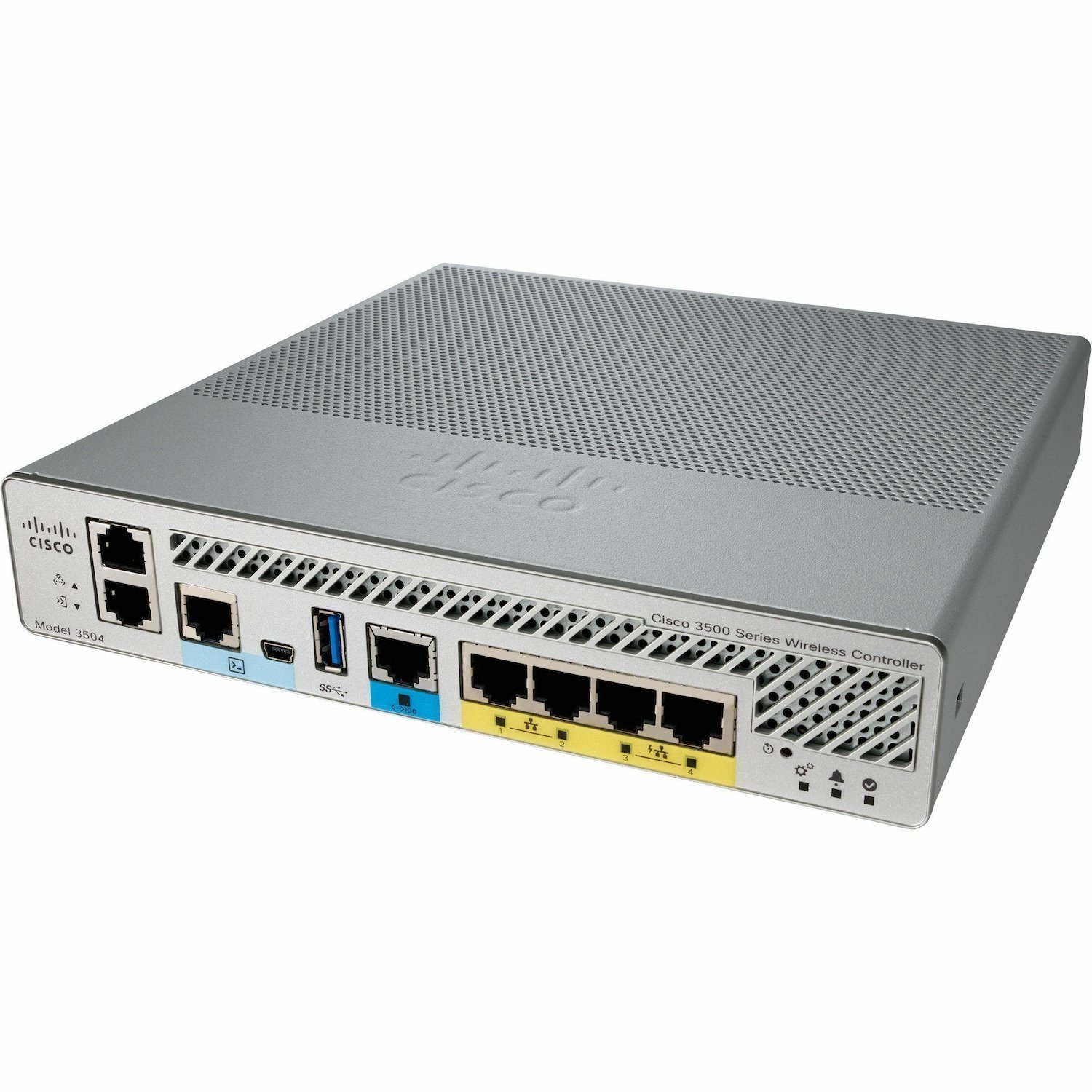 Cisco 3504 Wi-Fi 6 IEEE 802.11a/b/g/d/e/h/n/k/r/u/w/ac/ax Wireless LAN Controller