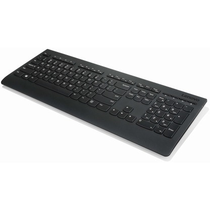 Lenovo Keyboard - Wireless Connectivity - USB Interface - English (US) - Black