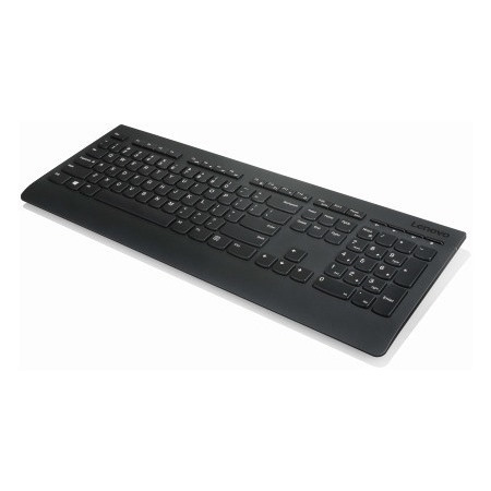 Lenovo Keyboard - Wireless Connectivity - USB Interface - English (US) - Black