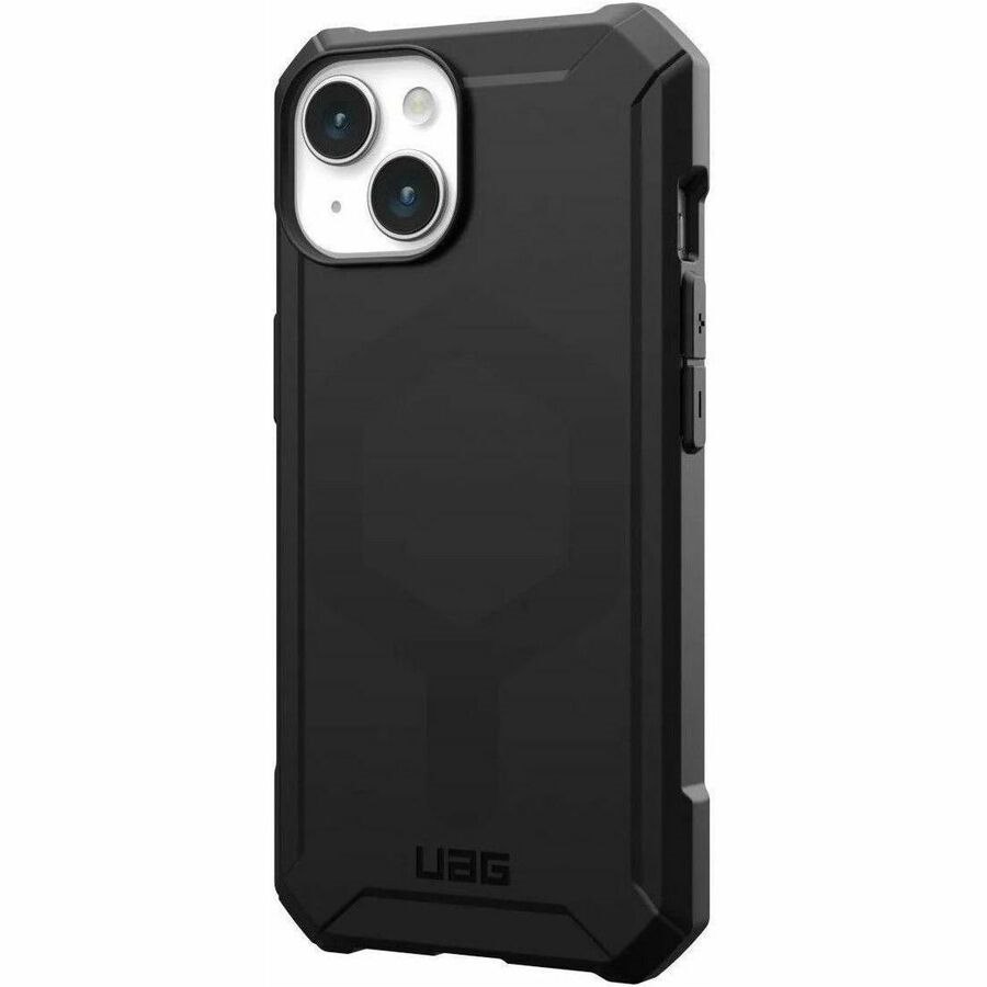 Urban Armor Gear Essential Armor Case for Apple iPhone 15 Smartphone - Lattice Pattern - Black