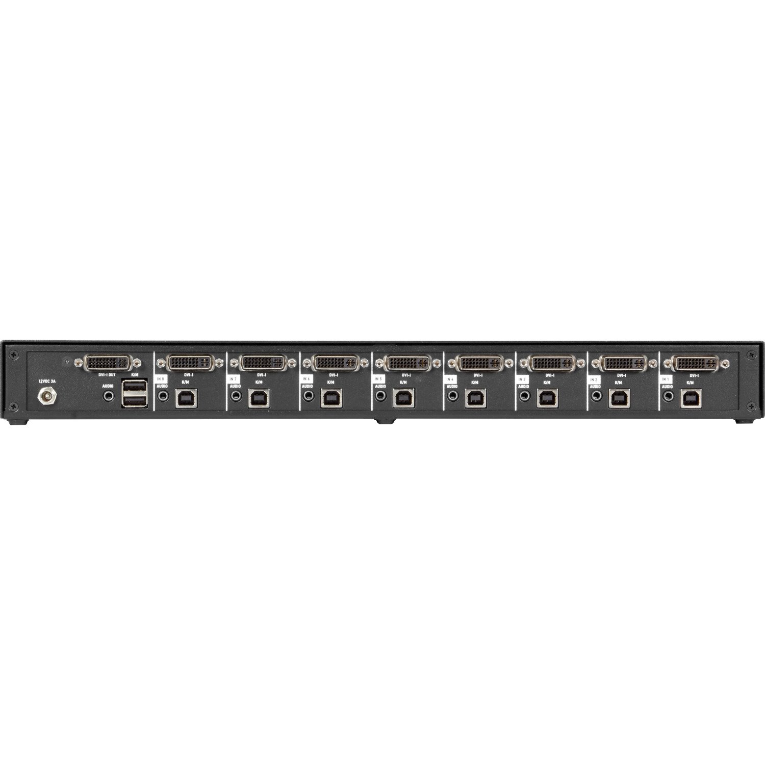 Black Box NIAP 3.0 Secure 8-Port Single-Head DVI-I KVM Switch