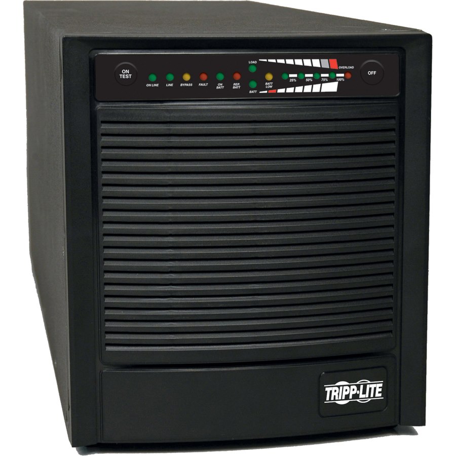 Tripp Lite by Eaton SmartOnline 120V 3kVA 2.4kW Double-Conversion UPS, Tower, Extended Run, Network Card Options, USB, DB9 Serial