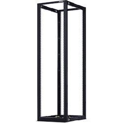 CyberPower CR45U40001 45U Floor Standing Rack Frame - 482.60 mm Rack Width x 1016 mm Rack Depth - Black