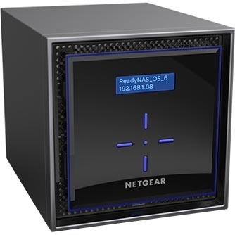 Netgear ReadyNAS RN424 4 x Total Bays SAN/NAS Storage System - Intel Atom C3338 Dual-core (2 Core) 1.50 GHz - 2 GB RAM - DDR4 SDRAM Desktop