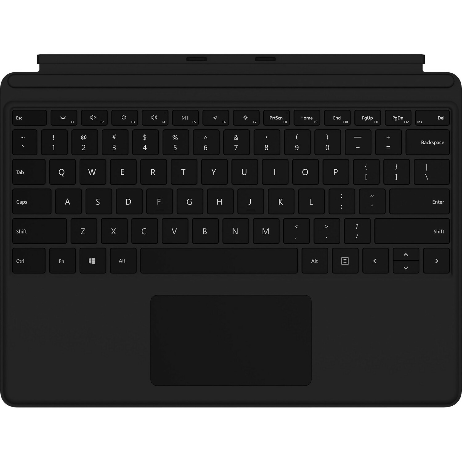 Microsoft Signature Toetsenbord/hoes Microsoft Surface Pro X Tablet-pc - Zwart