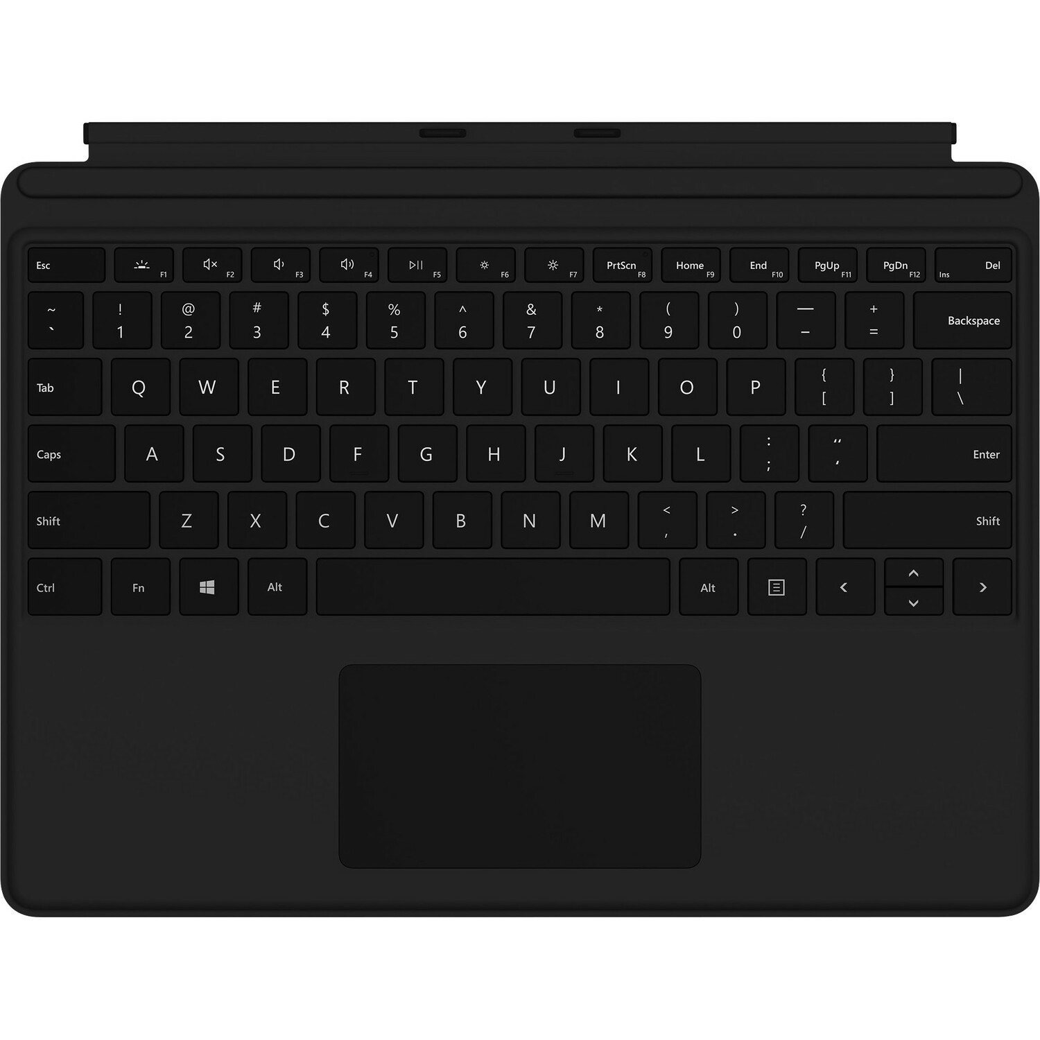 Microsoft Signature Toetsenbord/hoes Microsoft Surface Pro X Tablet-pc - Zwart