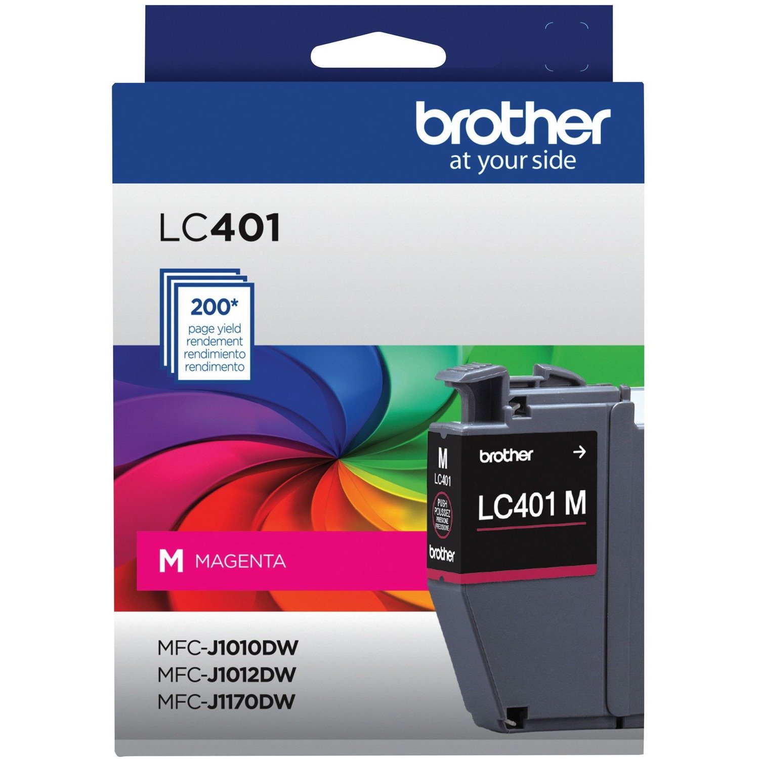 Brother LC401MS Original Standard Yield Inkjet Ink Cartridge - Single Pack - Magenta - 1 Each