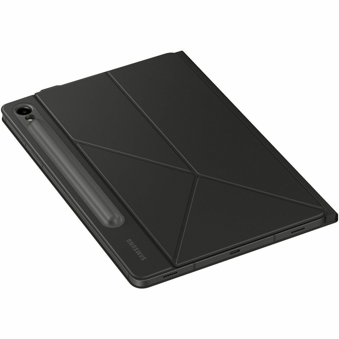 Samsung Carrying Case (Book Fold) Samsung Galaxy Tab S9, Galaxy Tab S9 FE Tablet - Black