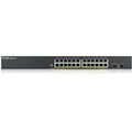 ZYXEL GS1900-24HPv2 24-Port Gigabit Smart Managed PoE Switch | 24 PoE+ Ports at 170W with 2 SFP Uplinks | TAA Compliant