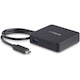 StarTech.com USB Type C Docking Station for Notebook - Black - TAA Compliant