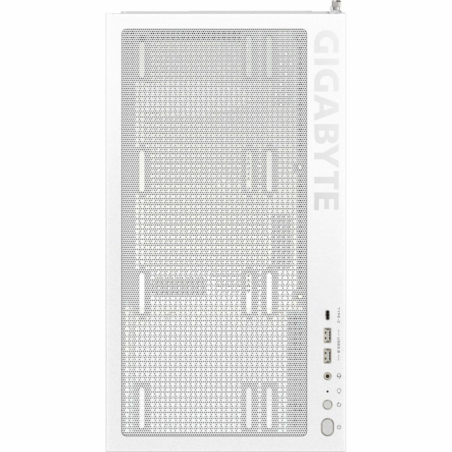 GIGABYTE Gaming Computer Case - Mini ITX, Micro ATX, ATX Motherboard Supported - Mid-tower - Tempered Glass, Steel, Plastic, Glass - White