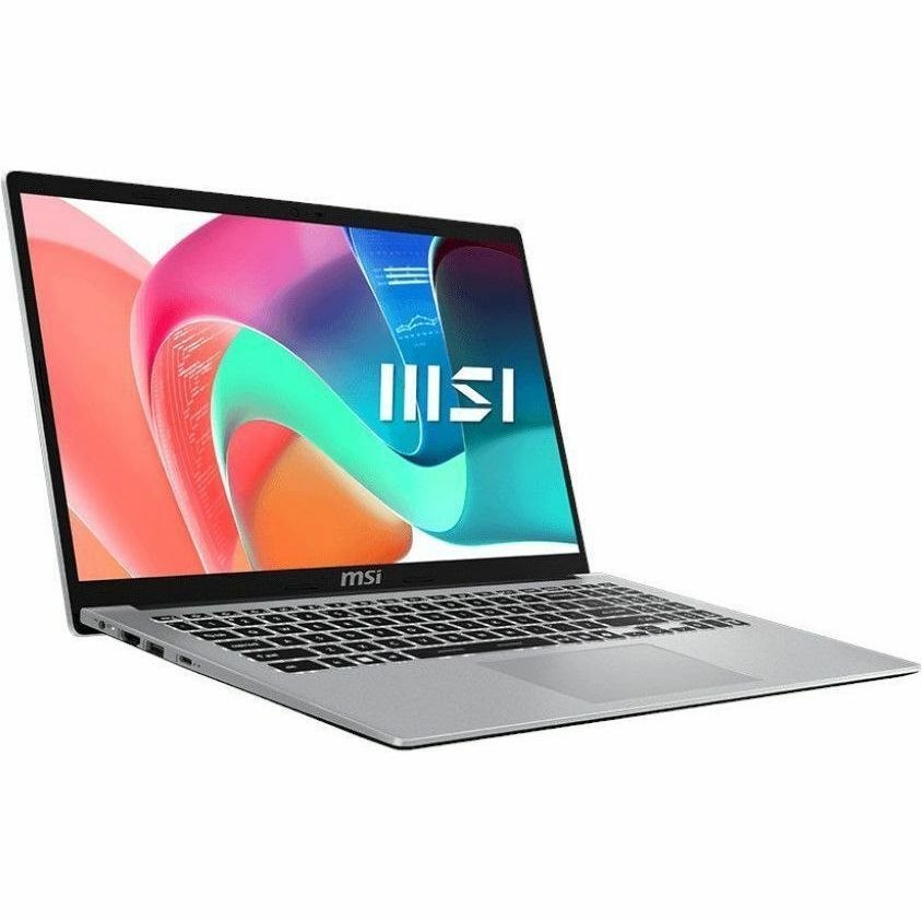 MSI Modern 15 MODERN 15 F1MG-216AU 15.6" Clamshell Notebook - Full HD - 60 Hz - Intel Core 7 150U - 16 GB - 1 TB SSD - Platinum Grey