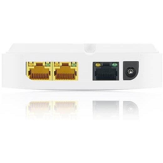 Zyxel WiFi 5 AC1200 Wireless Gigabit Wall Access Point | 2 GbE PT Ports (1 PoE) | Cloud, App, Direct or Controller Management | 1 Year Nebula Pro Included | POE+ Powered | WAX300H