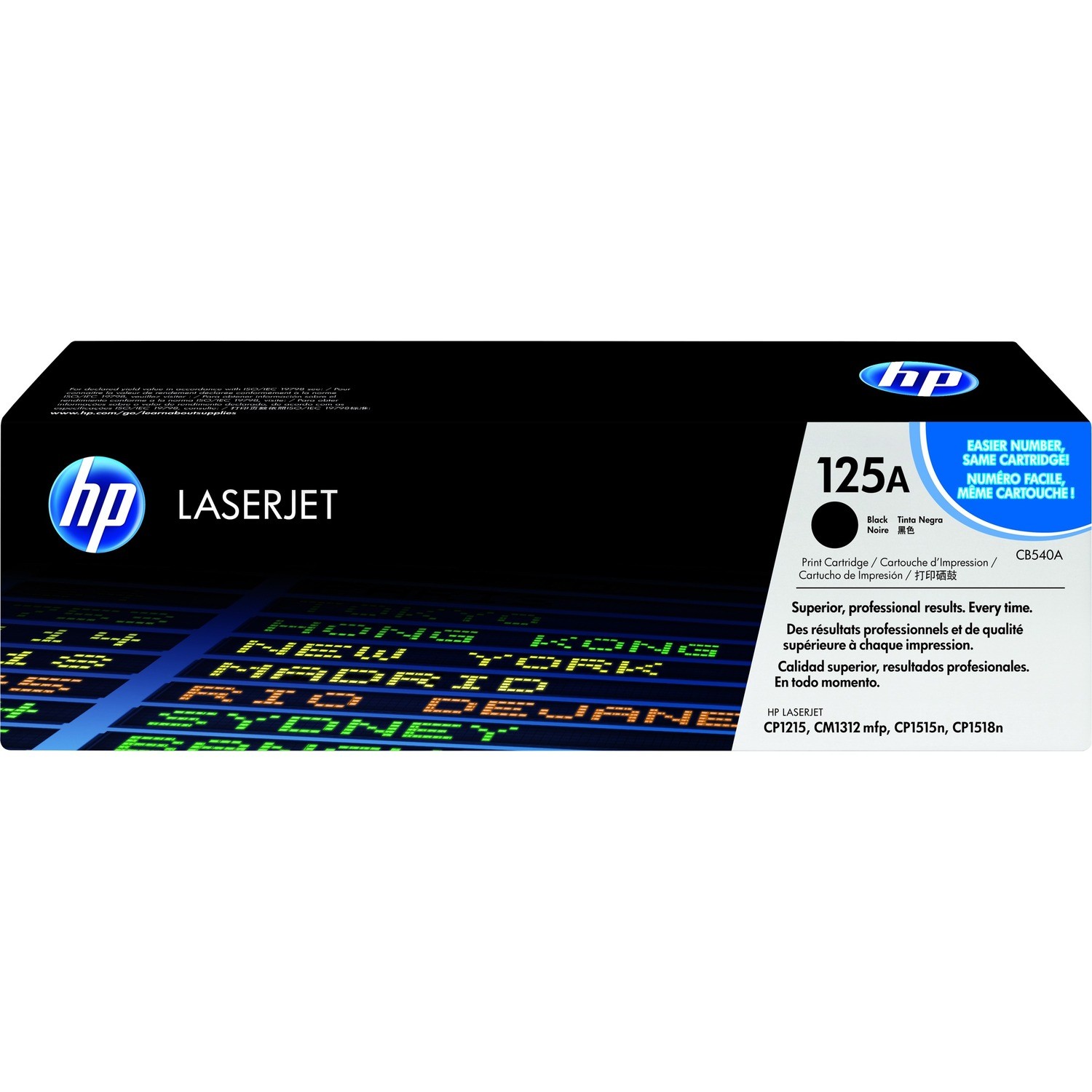HP 125A Standard Kapazität Laserdruck Tonerkartusche - Schwarz - Original - 1 Pack