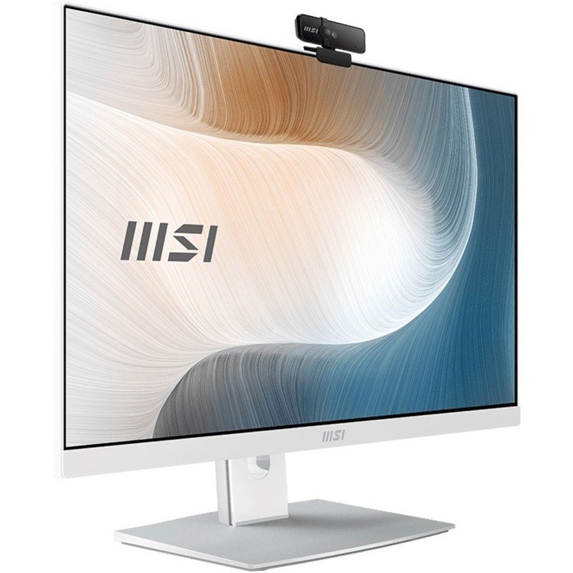 MSI Modern AM241P 11M AM241P 11M-240US All-in-One Computer - Intel Core i7 11th Gen i7-1165G7 - 16 GB - 512 GB SSD - 23.8" Full HD - Desktop - White