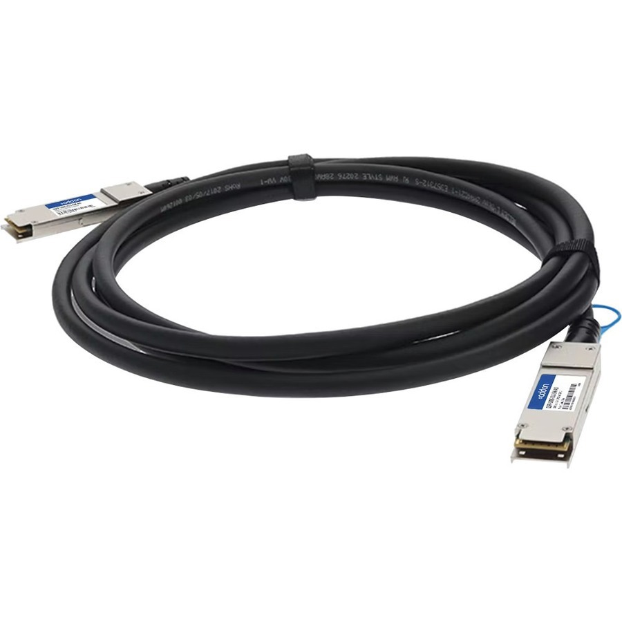 AddOn Cisco&reg; QSFP-100G-CU1-5M Compatible TAA Compliant 100GBase-CU QSFP28 to QSFP28 Direct Attach Cable (Passive Twinax, 1.5m)