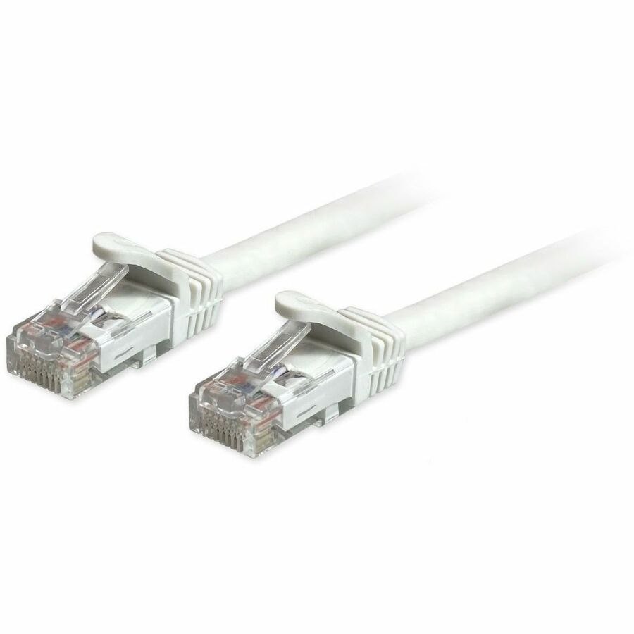 Comprehensive Cat6a Unshielded (UTP) Snagless Ethernet Patch Cable White 25ft