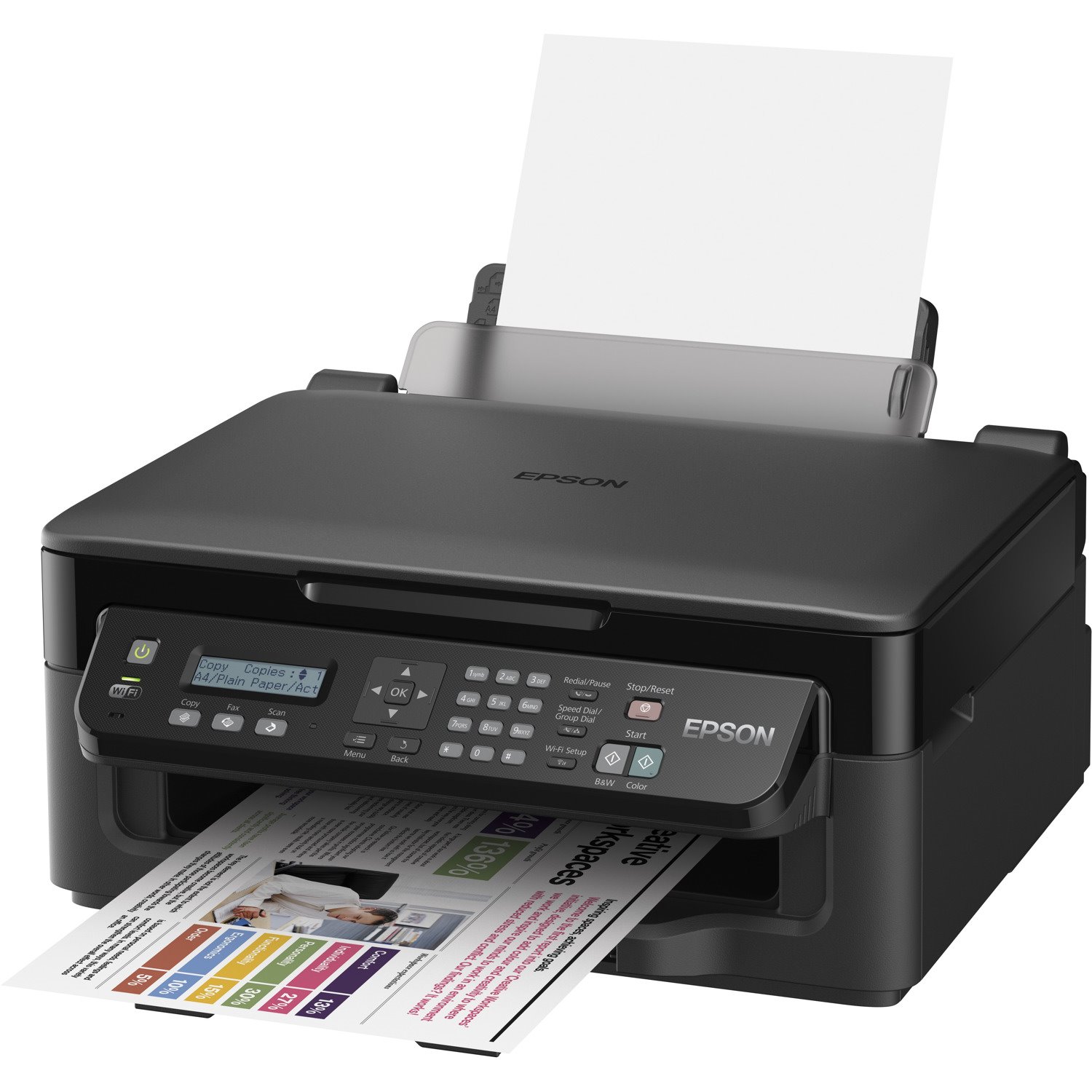 Epson WorkForce WF-2510 Wireless Inkjet Multifunction Printer - Colour