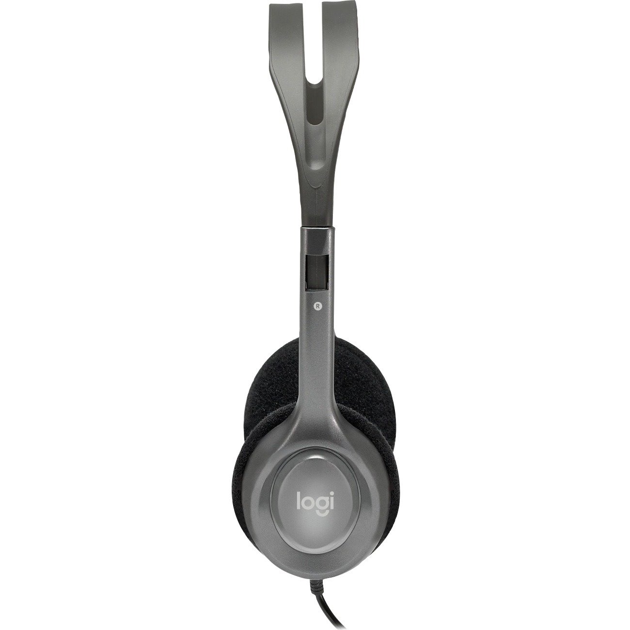 Logitech H110 Wired Over-the-head Stereo Headset - Black, Silver
