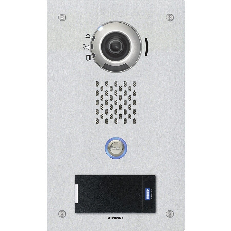 Aiphone IP Addressable Video Door Station with Card Reader for the IX Series