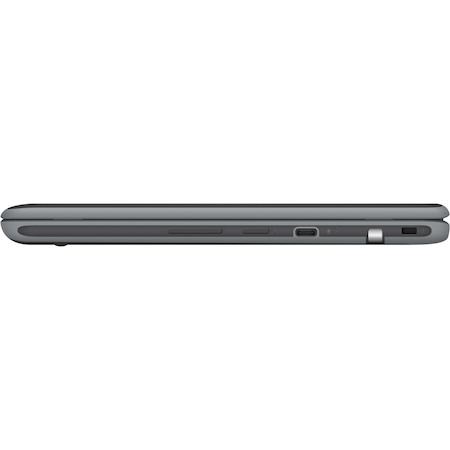 Asus Chromebook Flip C214 C214MA-C1R-CA 11.6" Touchscreen Rugged Convertible 2 in 1 Chromebook - HD - Intel Celeron N4020 - 4 GB - 32 GB Flash Memory - Dark Gray