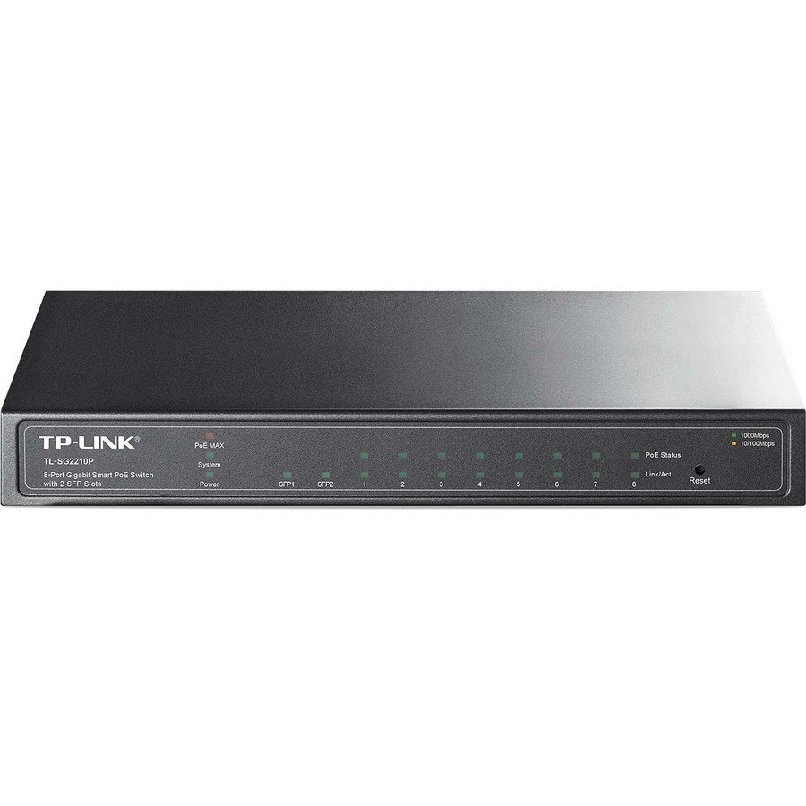 TP-Link 8-Port Gigabit Smart PoE Switch with 2 SFP Slots