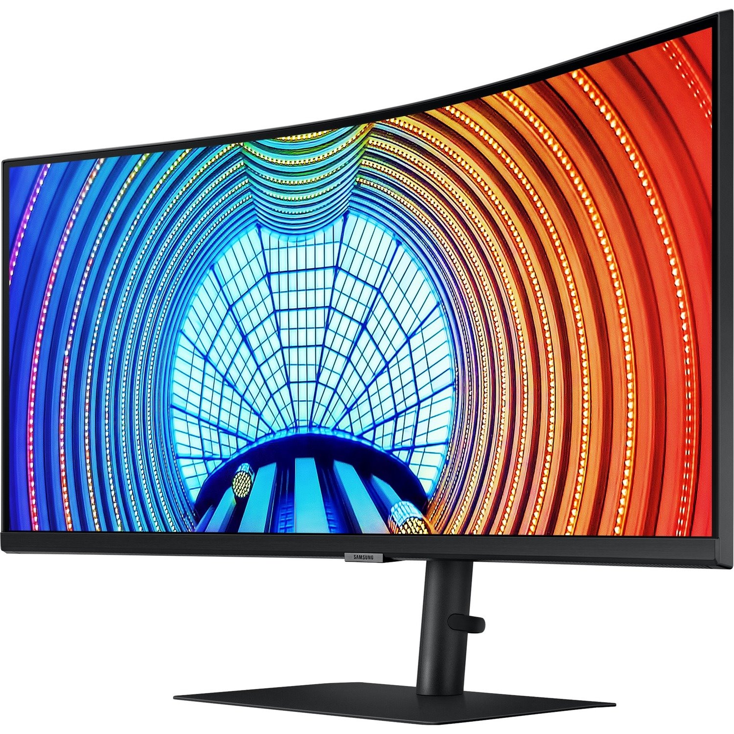 Samsung ViewFinity S6 S34A650UBE 34" Class UW-QHD Curved Screen LCD Monitor - 21:9 - Black