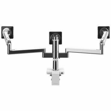 Humanscale M/Flex Mounting Arm for LCD Display, Monitor - Polished Aluminum, White