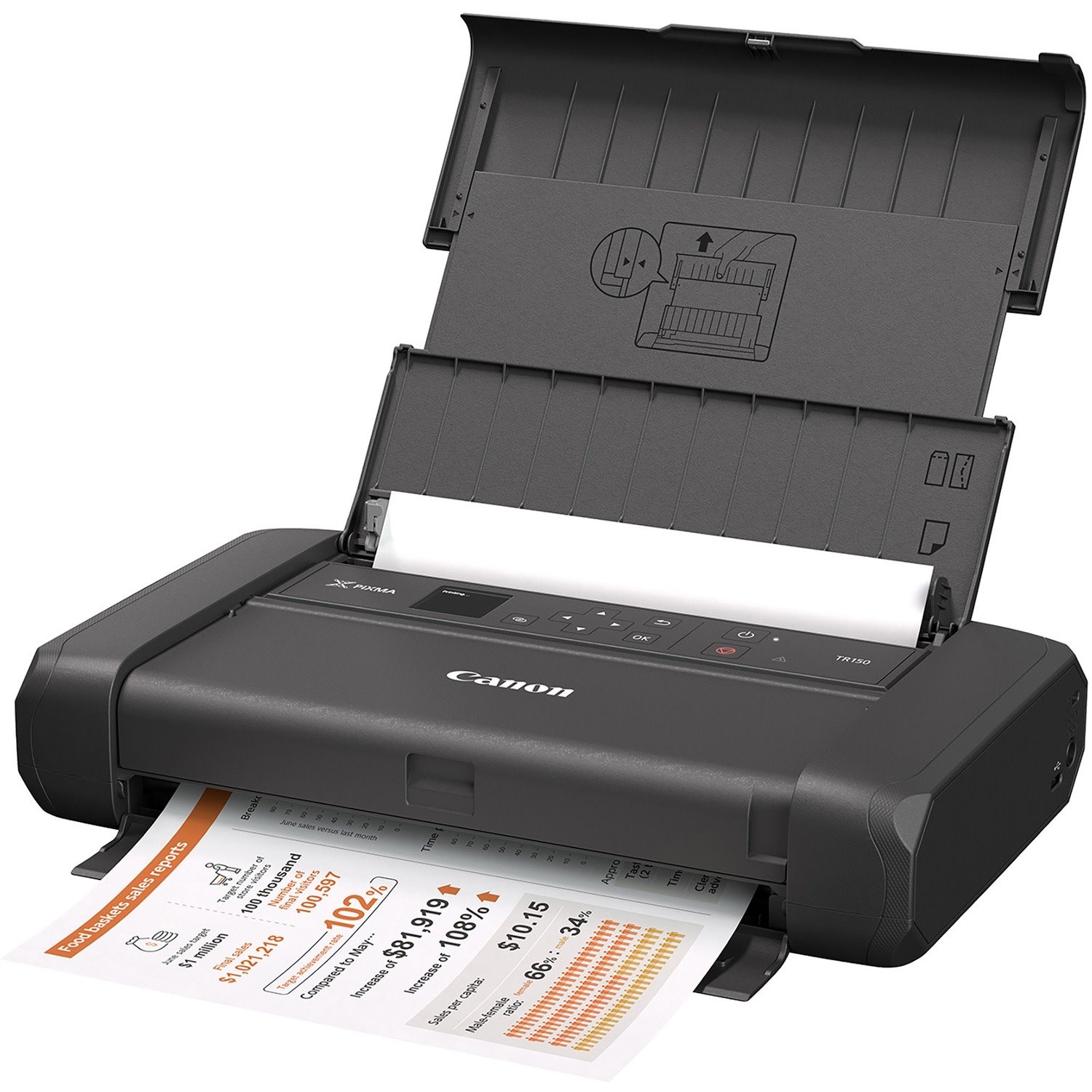 Canon PIXMA TR150 Portable Inkjet Printer - Colour