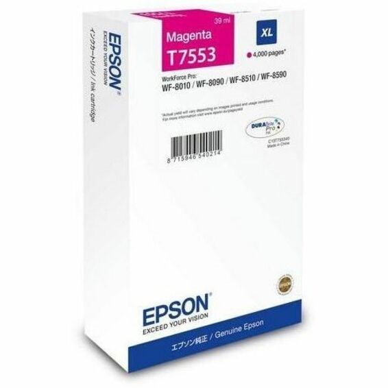 Epson T7553 Original High Yield Inkjet Ink Cartridge - Magenta Pack