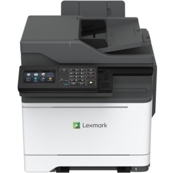 Lexmark MC2640adwe Laser Multifunction Printer-Color-Copier/Fax/Scanner-40 ppm Mono/40 ppm Color Print-2400x600 dpi Print-Automatic Duplex Print-100000 Pages-251 sheets Input-Color Flatbed Scanner-1200 dpi Optical Scan-Color Fax-Wireless LAN