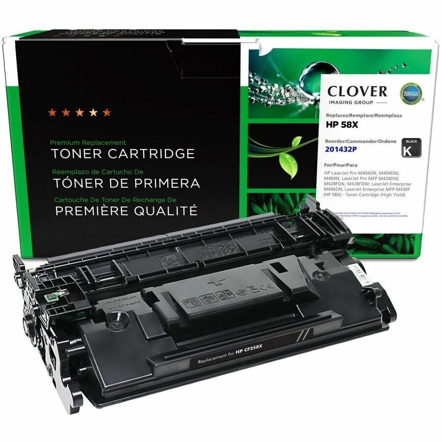 Clover Imaging Remanufactured High Yield Toner Cartridge (New Chip) for HP 58X (CF258X)