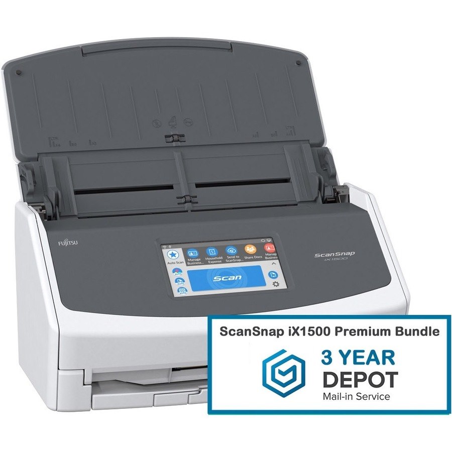 ScanSnap iX1500 Premium Bundle - 3 year Depot Warranty