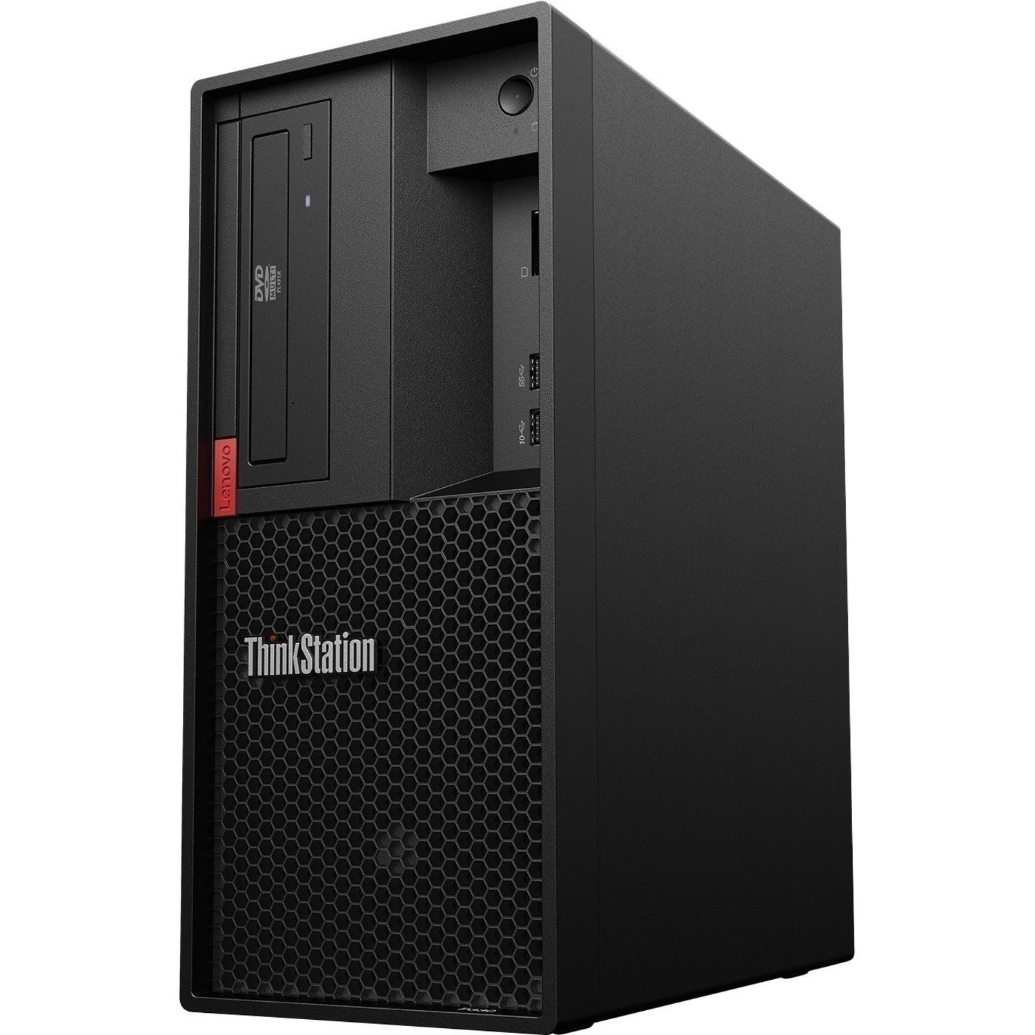 Lenovo ThinkStation P350 30E3009YUS Workstation - 1 Core i5 11th Gen i5-11500 - 16 GB - 512 GB SSD - Tower - Raven Black