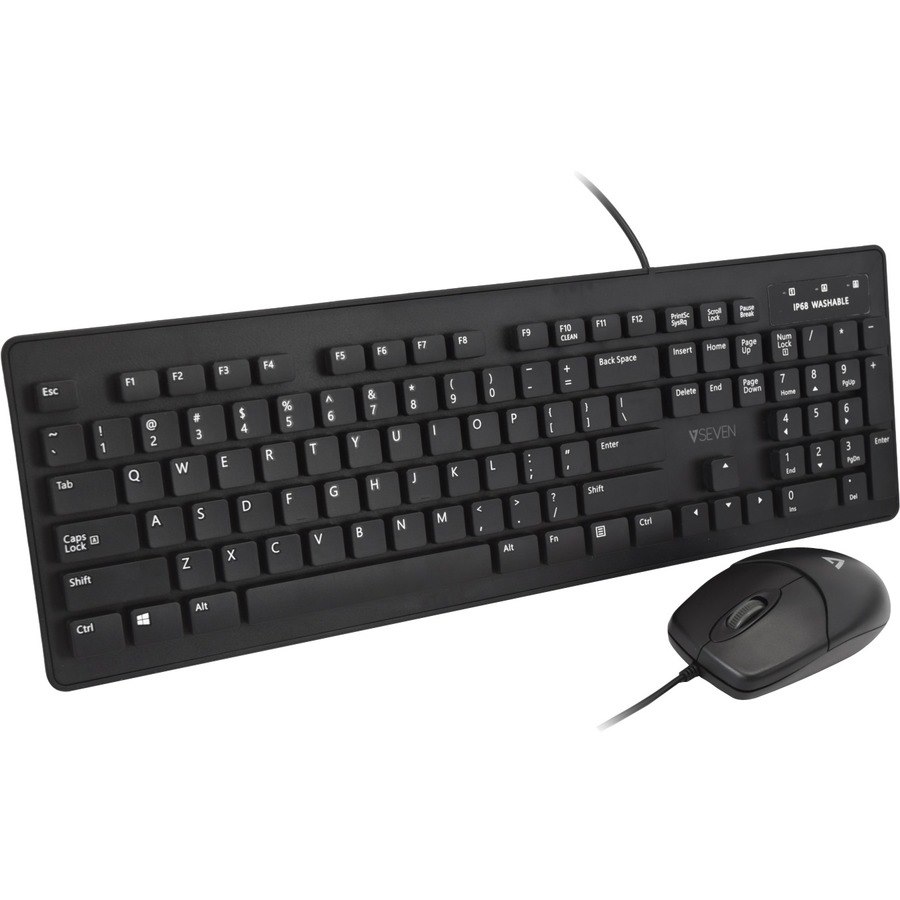 V7 CKU700USWashable Antimicrobial Keyboard & Mouse Combo