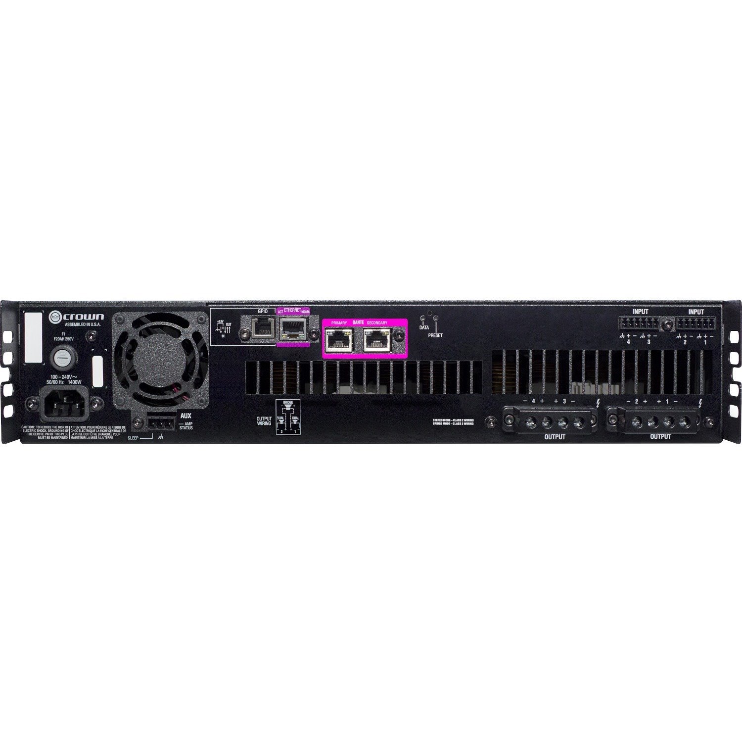 Crown DriveCore Install DCi 4|600DA Amplifier - 2400 W RMS - 4 Channel