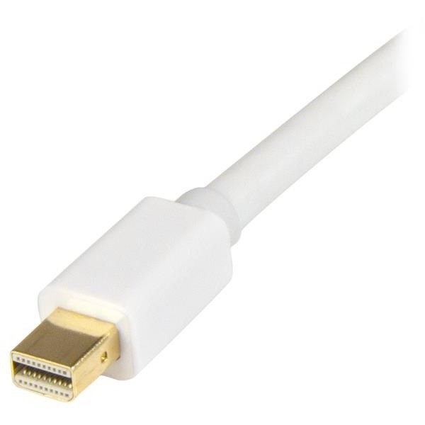 StarTech.com 6ft (2m) Mini DisplayPort to HDMI Cable, 4K 30Hz Video, Mini DP to HDMI Adapter/Converter Cable, mDP to HDMI Monitor, White